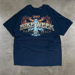 2007 Bike Week Daytona Beach black cotton t-shirt