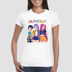 Novelty CHRISTMAS 25! Huntrix girls Mira, Zoey and Rumi t-shirt