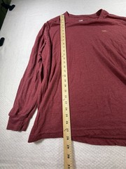 Lee Jeans Mens Red T-Shirt Size XXL