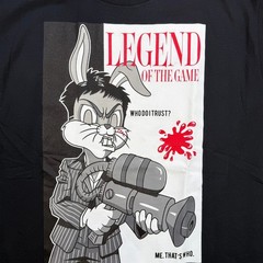 3Forty Inc T Shirt Mens Medium Black Legend Of The Game Scarface Bunny Graphic
