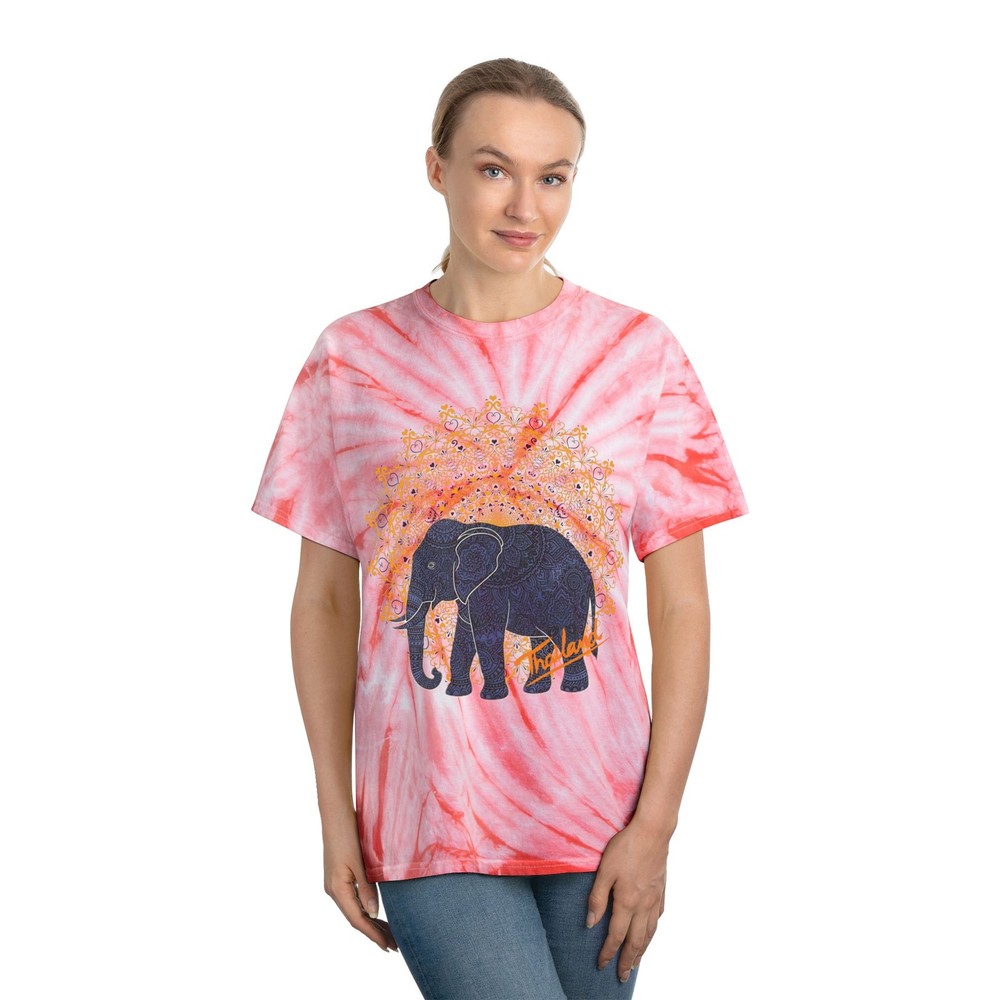 Elephant Mandala Tie-Dye Tee/Thailand