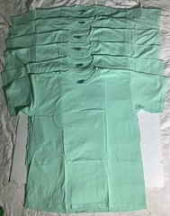 (6 Pieces) Size XL,Comfort Color T Shirt Heavyweight Ring Spun Mint Green.
