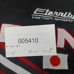 Eternity BC AD Shirt Mens L Black Red White Color Block Japan Katakana Motor 1