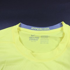 Nike Pro Combat Sleeveless Shirt Men’s Yellow New with Tags XXL