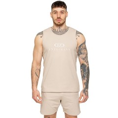 Enzo Mens Vests Sleeveless Cotton Stretch Gym Running Tank Top