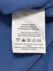 Jordan Flight Essentials Oversized Fit Men’s Blue Cotton Crew Neck T-Shirt S