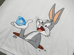 Diamond Supply Co x Looney Tunes Bugs Bunny men’s white t-shirt XXL warner bros