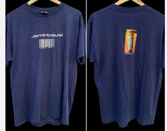 90s Jamiroquai Canned Heat 2 side Navy Unisex Graphic T shirt