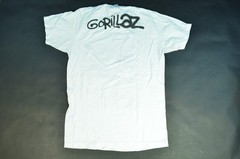 Gorillaz Rap Hip Hop Band Cartoon Shirt White Double Sided Medium