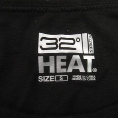 32 Degrees Shirt Mens Small Long Sleeve Lightweight Workout Crew Neck Black
