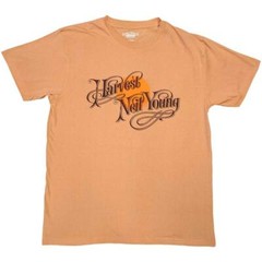 Neil Young Harvest T-Shirt Yellow New