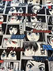 Fresh Prints Of Tokyo By Drill Clothing Co. Anime Shirt Size Large