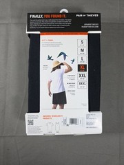 MEN’S PAIR OF THIEVES 2 PACK FITTED CREW NECK TEE BLACK US SIZE EXTRA LARGE XL