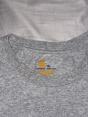 Carhartt Original Fit Gray Pocket T-Shirt Men’s XL Solid Crew Neck Short Sleeve