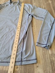 Duluth Trading Co Base Layer Mens Gray Medium Buck Naked Performance T-Shirt Tee