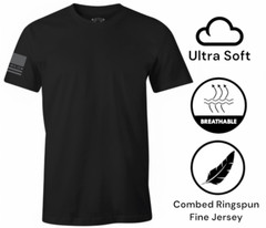Howitzer Men’s T-shirt Standard Basic Packs Black Military Grunt