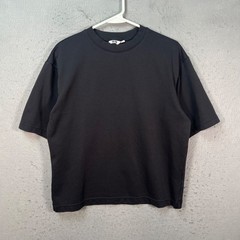 Uniqlo U Airism Mens Size Small Black T-Shirt Cotton Blend