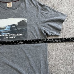 Daniel Cremieux Jeans Graphic T-Shirt Men’s L Gray Truck Nature Retro Vintage