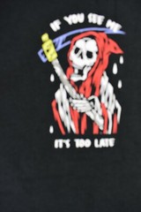 Cactus & Skull Mens Grim Reaper If You Can See Me It’s Too Late Shirt New M,L,XL