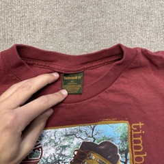 Vintage Timberland Field Boot T Shirt Mens XL 90s USA Made Promo Lace Up