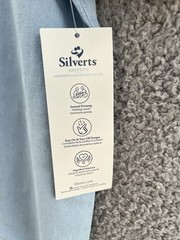 New W/ Tags Silverts Adaptive Clothing Denim Shirt Sz 3XL Open Back Easy On