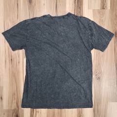 Weston Jon Boucher Shirt Mens 2XL Black Tee Cotton Mineral Wash Short Sleeve