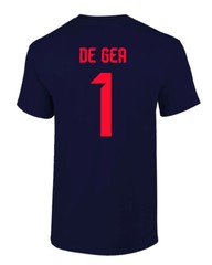 Spain Soccer #1 David De Gea World Football Fans Adult and Youth T-Shirt