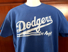 Classic Majestic LA Dodgers Royal Blue Men’s Short Sleeve T-Shirt Size LGE