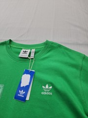 New Men’s Adidas Trefoil Essentials Tee Shirt Size Large Mens Energy Green