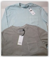 Thick LONG SLEEVE mid weight Crew Neck POCKET T-Shirt Standard Fit Goodfellow