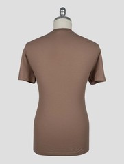 NEW KIRED BROWN COTTON T-SHIRT US 42 – EU 52 KRME3