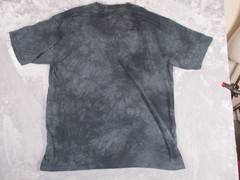 The Mountain Cougar Mountain Lion Blue Tie Dye T Shirt XL Colin Bogle Art Y2K