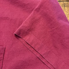 Vintage BVD Shirt Mens 2XL Red Pocket Blank Tee T-Shirt Crewneck Made USA