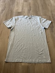 Polo Ralph Lauren T-Shirt Men’s Large Sky Blue White Pony Preppy