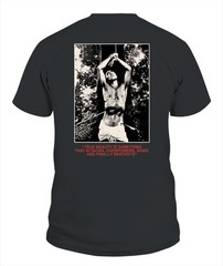 Black and Red Rare Death In June Yukio Mishima Tribute Band T Shirt