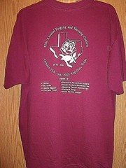 Texas Pro Farriers Association red 2XL t shirt Forging n Shoeing Contest 2005