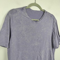 Lululemon 5 Year Basic V-Neck T-Shirt Mens Medium Mineral Washed Purple Quartz