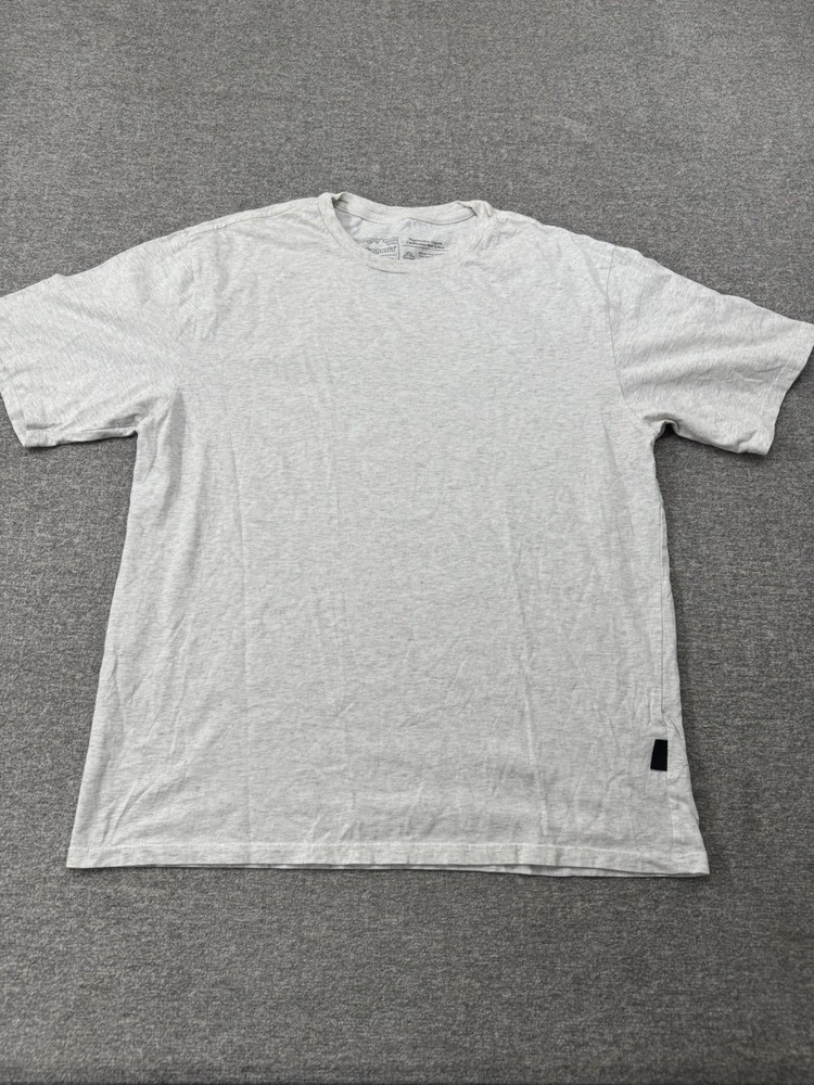 Patagonia Shirt Mens Small Gray Short Sleeve Crew Neck Casual Outdoors