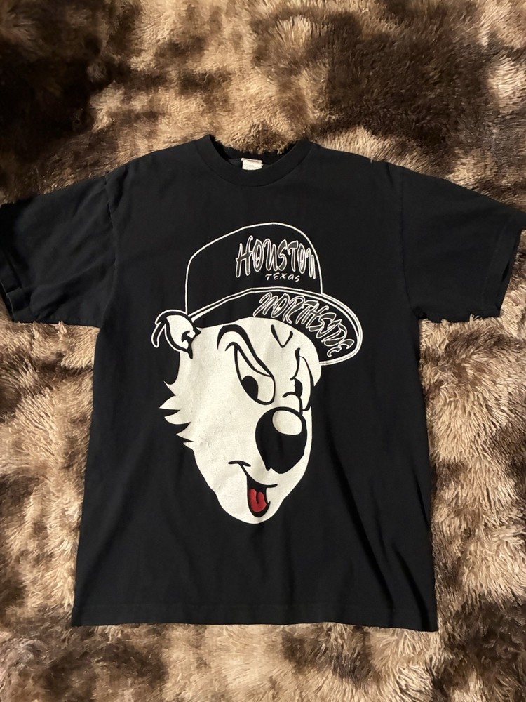 Shaka Active Houston Texas Graphic Print Black Men’s L Crew Neck T-Shirt