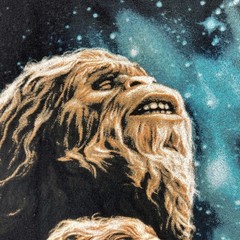 Mens Sasquatch T Shirt 2XL 3 Bigfoot Laughing At The Moon JedCo Jeep All Cotton
