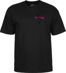 Powell Peralta SHRED Skateboard T Shirt BLACK w/BLACKLIGHT Graphic