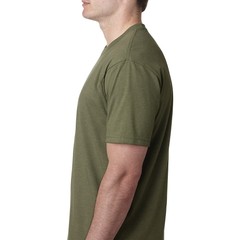 The Next Level Men’s T-Shirt Cotton Blend Casual Crew Neck Premium Tee N6210