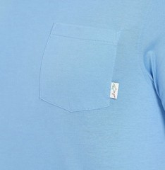 Greg Norman Pocket Tee Shirt Short Sleeve Sz Small Lt Blue NEW