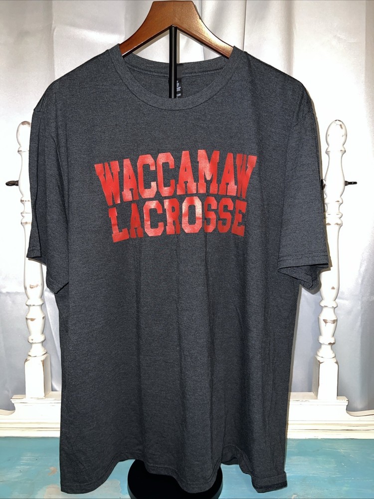 District Made Men’s T-shirt XL Short Sleeve Waccamaw Lacrosse Black