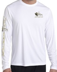 Salt Addiction t shirt long sleeve microfiber saltwater fishing uv upf 50+ BONES