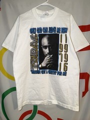 Vintage Tupac Memorial T Shirt Large Only God Can Judge Me Heaven Got A Ghetto