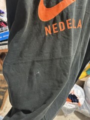 90’s Nike RARE Nederland Big Orange Swoosh T Shirt