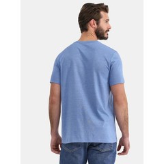 GEORGE Men’s Size XS (30-32) V-Neck Tee Short Sleeve Shirt • Blue Ash Heather