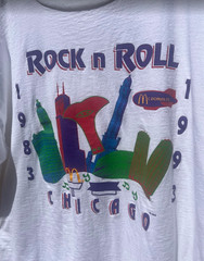 Vintage Chicago Rock & Roll McDonalds Men’s XL T-Shirt 1993 10-Year Anniversary