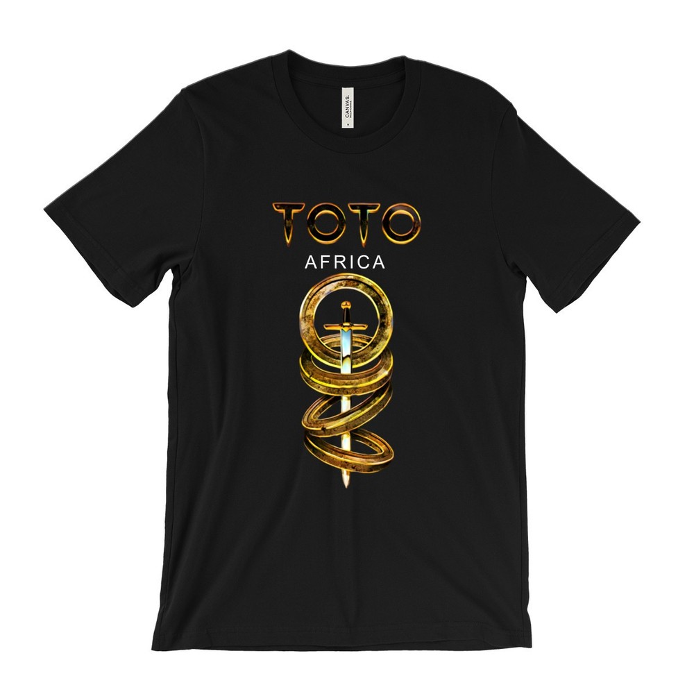 Toto Africa T Shirt – Georgy Porgy, Rosanna, Hold the Line, 1980s Music